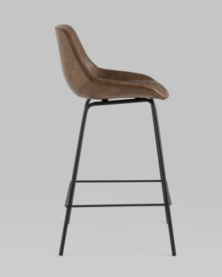 Стул полубарный TEXAS экокожа коричневый фото Стул полубарный TEXAS экокожа коричневый. Фото №4