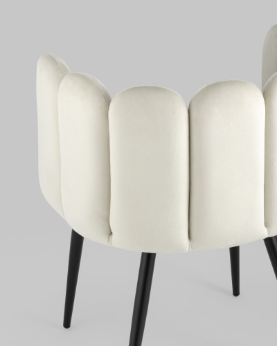 Кресло Карнавал бежевое/темно-серое. Фото №8