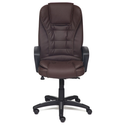 Компьютерное кресло BARON [кож/зам, коричневый/коричневый перфорированный, 36-36/36-36/06]  id -. Фото