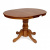 Стол NAVARRESE (mod. E-R36R+12AV NMO-2B) дерево гевея/мдф, D90+30x76см, rustic oak (дуб) фото Стол NAVARRESE (mod. E-R36R+12AV NMO-2B) дерево гевея/мдф, D90+30x76см, rustic oak (дуб). Фото №2