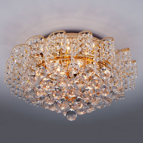 Потолочная люстра Eurosvet Charm 16017/9 золото Strotskis. Фото №1