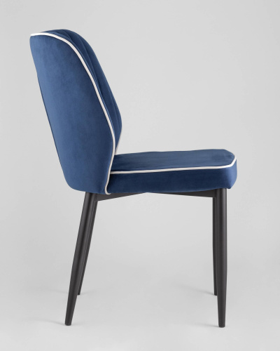 Стул Лоренс велюр синий. Фото №5