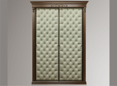 Шкаф-купе Благо Б 8.60-2/2 Классика с каретной стяжкой. Фото №2