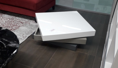 Стол журнальный СT1001 Белый/Серый. Фото №3