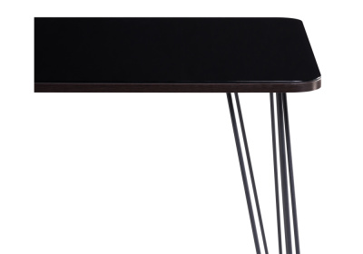 Стол стеклянный Хумфри черный фото Стол стеклянный Хумфри черный. Фото №4