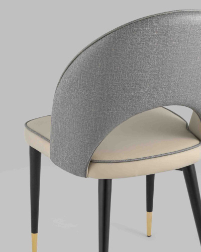 Стул Сохо экокожа серый. Фото №8