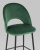 Стул полубарный Меган велюр зеленый фото Стул полубарный Меган велюр зеленый. Фото №9
