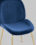 Стул Palma Gold, синий фото Стул Palma Gold, синий. Фото №9