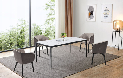 Стол DT-2010 белая керамика MR35 (160). Фото