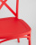 Стул Кроссбэк пластиковый красный. Фото №10