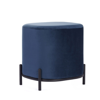 Пуф FS-25-42 глубокий синий. Фото