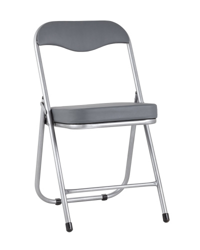 Стул складной ДЖОН металлик, серый. Фото №2