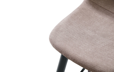 Барный стул 350B темно-бежевый/черный. Фото