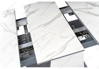 Стол Кларк графит / белый фото Стол Кларк графит / белый. Фото №3