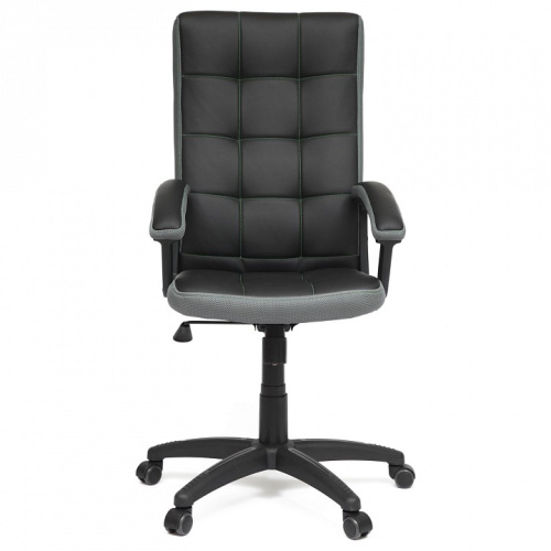 Компьютерное кресло TRENDY кож/зам/ткань, черный/серый, 36-6/12. Фото №2