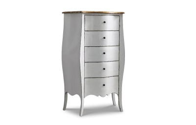 Комод вертикальный FL-7001 белый. Фото