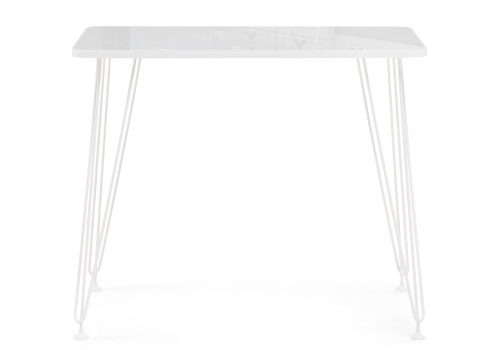 Стол стеклянный Хумфри белый. Фото №3