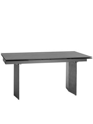 Стол обеденный Селин раскладной 160-240*90 керамика темная. Фото