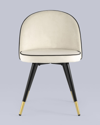 Стул Gabi LUX велюр бежевый фото Стул Gabi LUX велюр бежевый. Фото №5