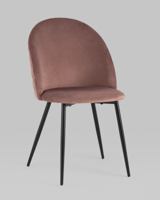 Стул Lilly велюр пыльно-розовый. Фото №3