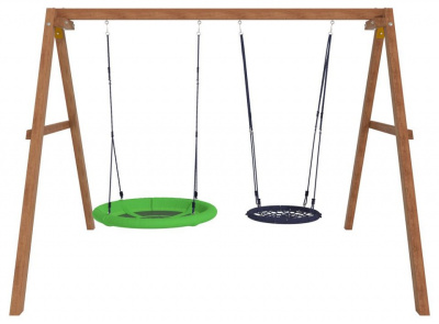 Качели детские Р911-22, коричневый. Фото