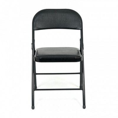 Стул складной Secret De Maison FOLDER  (mod. 032) каркас: металл, сиденье/спинка: экокожа, 41*51*76см, черный (поставляется по 6 шт). Фото №2