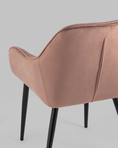 Стул Алекса велюр пыльно-розовый. Фото №8